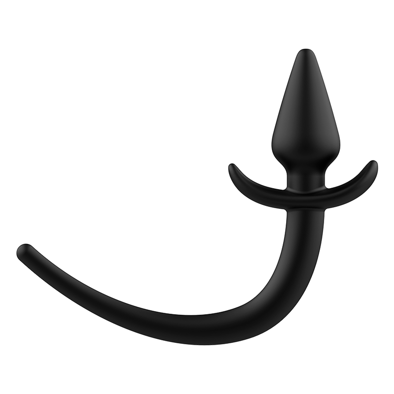 Plug anal Puppy en silicone — vue de dos
