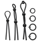 Ensemble d'anneaux péniens silicone 7 pièces — vue principale
