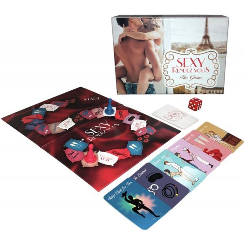 Jeu de plateau sexy Rendez-vous pour deux — vue principale