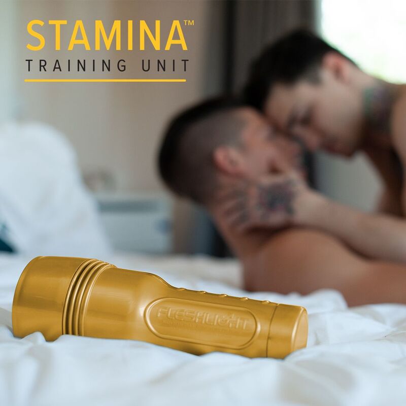 Masturbateur anal Stamina Training Unit SuperSkin — vue de dos