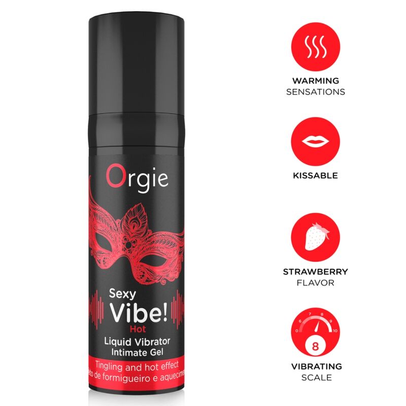 Gel stimulant chauffant Orgie Sexy Vibe Warming 15 ml