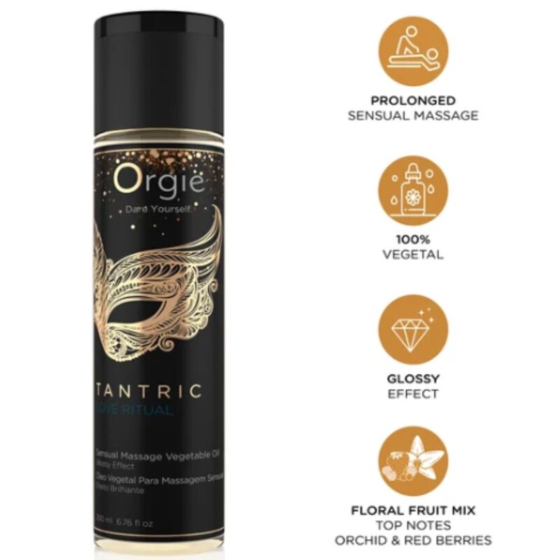 Huile de massage Orgie Tantric Love Ritual 200 ml