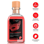 Coffret de massage gourmand Orgie Lips Massage Fraise 100 ml