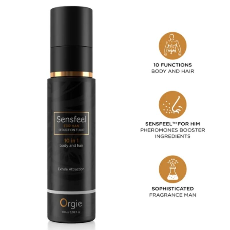 Élixir corps et cheveux Orgie Sensfeel Homme Élixir 100 ml