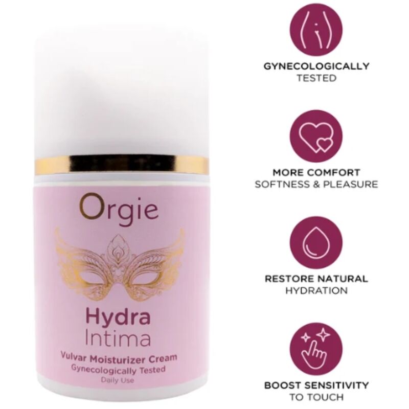 Crème hydratante vulvaire Orgie Hydra Intima 50 ml