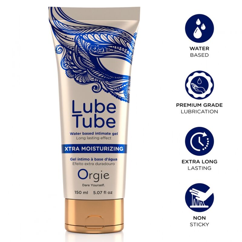 Lubrifiant à base d’eau Orgie Lube Tube Xtra Moisturizing 150 ml